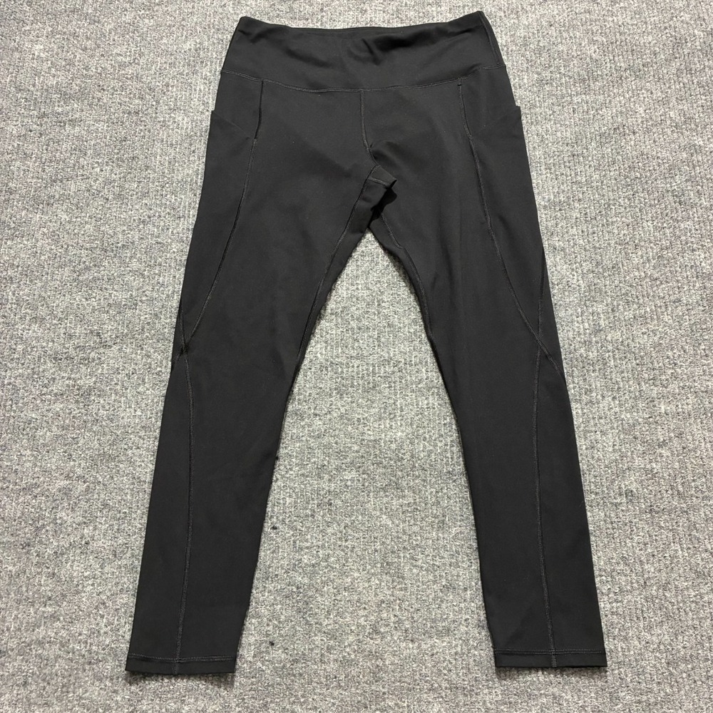 Ewedoos EC Womens Leggings‎ Size XL Black Pull On Stretch Athleisure Mid Rise